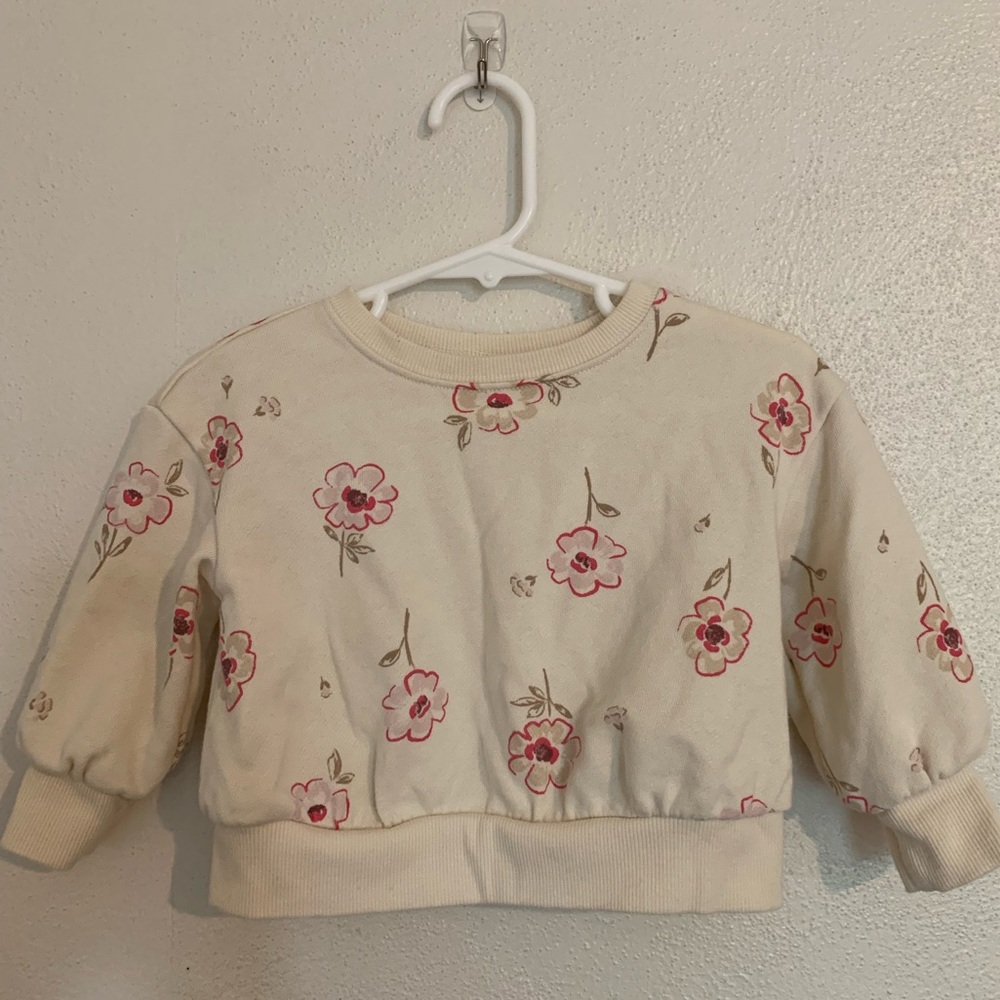 Floral Crewneck 18m Baby Girl